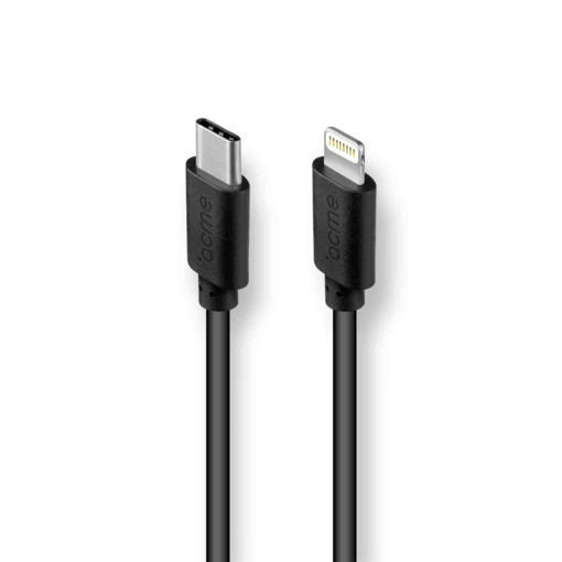 Picture of ACME TYPE C TO LIGHTNING CABLE BLACK